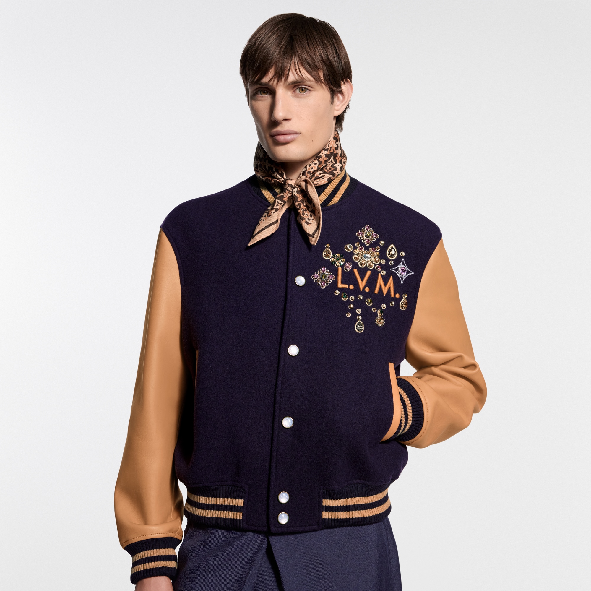 Monogram Overlap Bandana S00 - Men - Accessories | LOUIS VUITTON ®